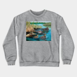 Lake Tranquility Ducks Crewneck Sweatshirt